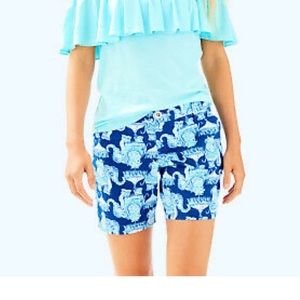 Lilly Pulitzer Jayne Stretch Short Deep Indigo